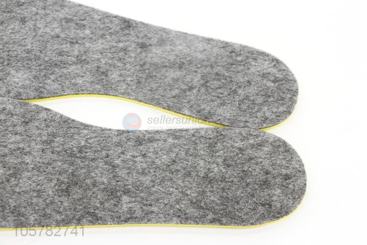 Popular soft felt cover EVA shoe insoles with low price