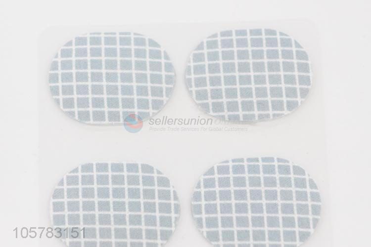 Customized cheap check pattern high heel/forefoot cushion insole