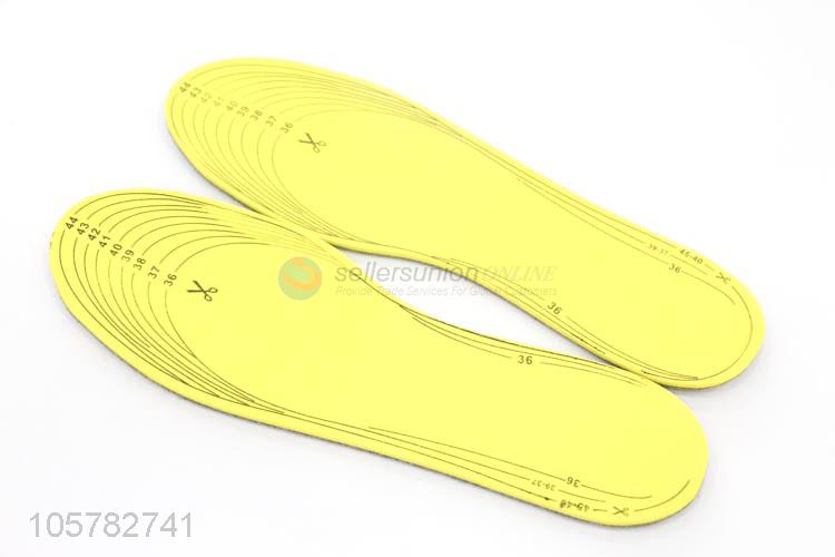 Popular soft felt cover EVA shoe insoles with low price