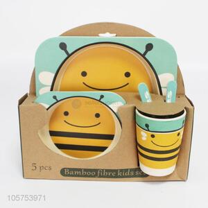 Factory Promotional 5PCS Children Cartoon Tableware Set