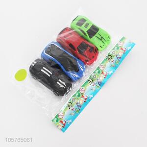 High sales 4pcs plastic toy cars toy vehicles