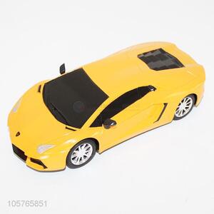 Hot sale yellow plastic inertia car toys