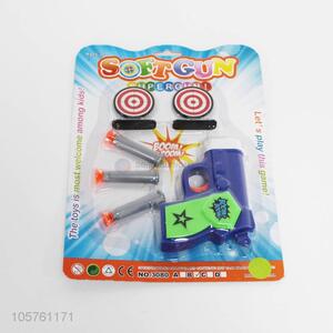 Premium quality kids plastic soft air gun and target set toy