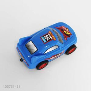 Factory price blue pull line racing car for children