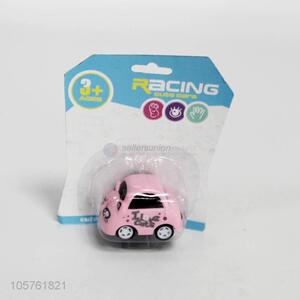 Low price cute cartoon pull-back car for kids