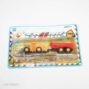 New arrival children plastic pull-back shop truck trailer