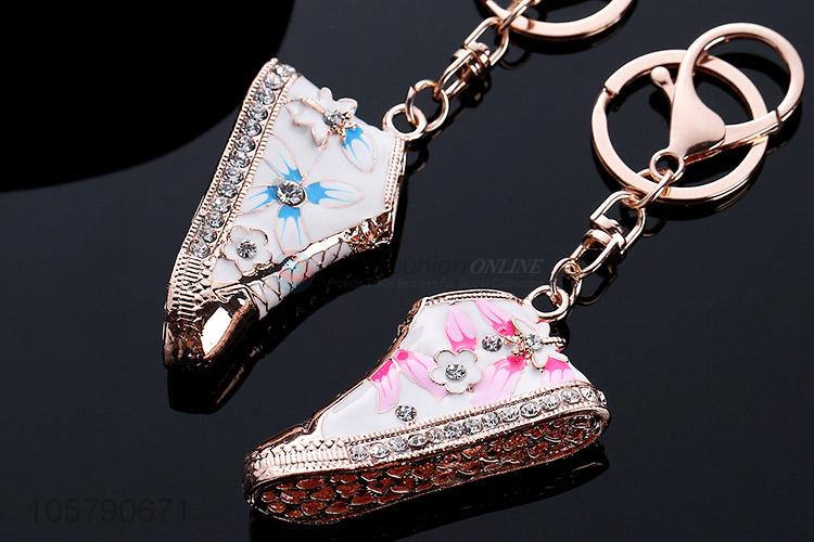 High Sales Women's Shoes Boots Diamond Pendant Car Pendant Keychain