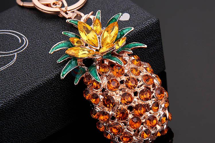 Reasonable Price Creative Pineapple Shape Alloy Keychain