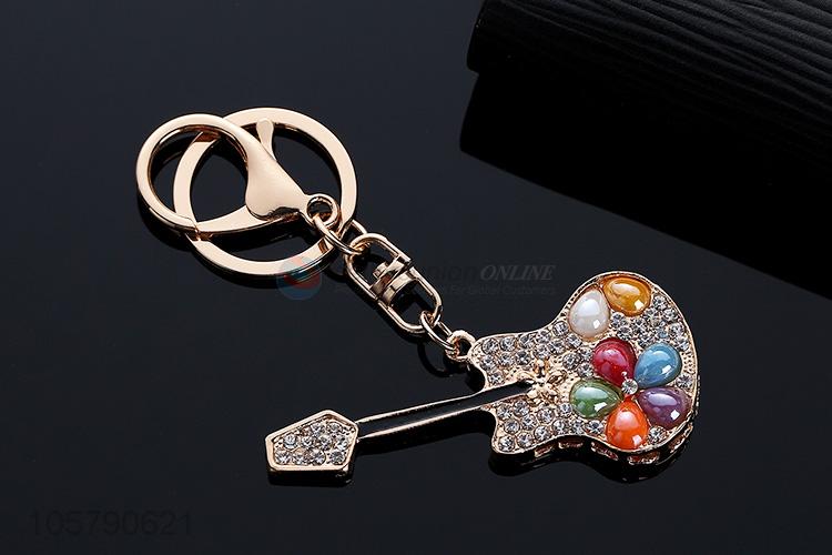 Best Price Guitar Shape Car Pendant Key Chain