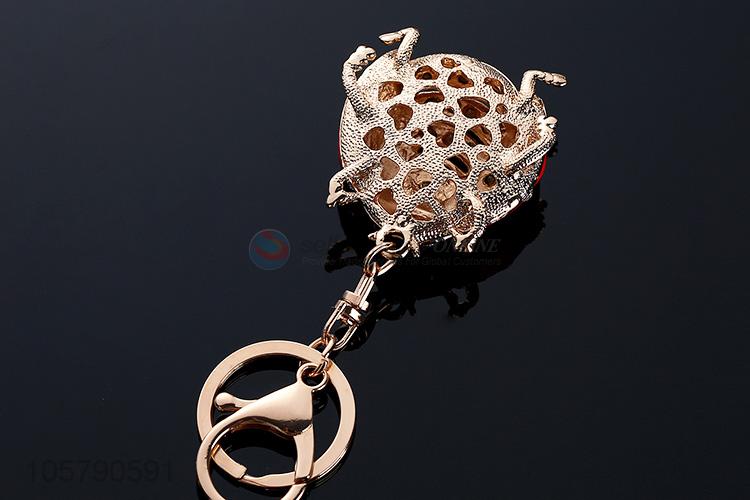 Bottom Price Creative Seven-star Ladybug Couple Alloy Mobile Phone Pendant Keychain