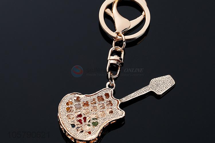 Best Price Guitar Shape Car Pendant Key Chain