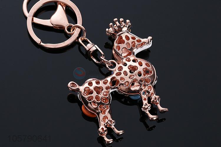 Factory Price Poodle Keychain Car Pendant Bag Accessories