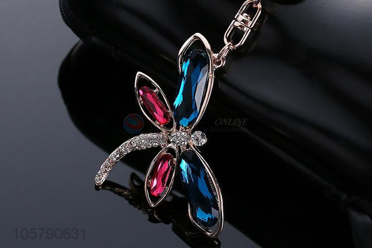 Suitable Price Dragonfly Shape Alloy Keychain for Car