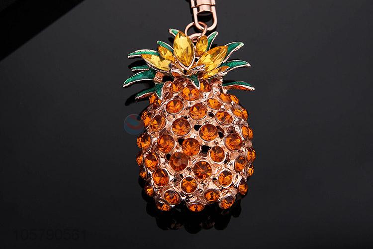 Reasonable Price Creative Pineapple Shape Alloy Keychain