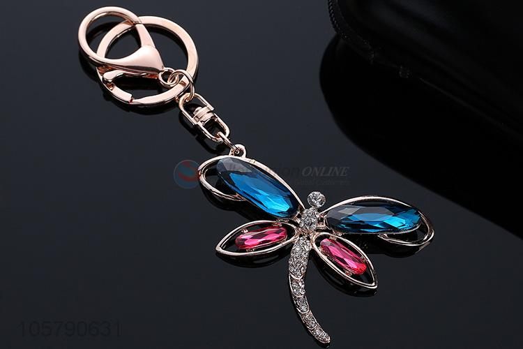 Suitable Price Dragonfly Shape Alloy Keychain for Car