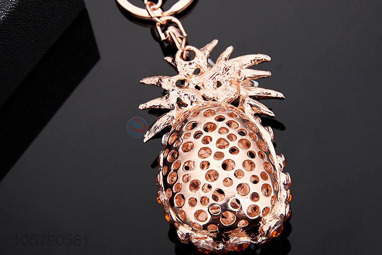 Reasonable Price Creative Pineapple Shape Alloy Keychain