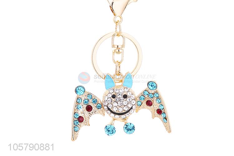 Special Design Diamond Cute Animal Bag Car Pendant Alloy Keychain