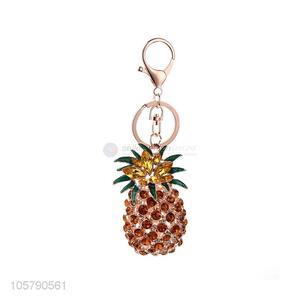 Reasonable Price Creative Pineapple Shape Alloy Keychain