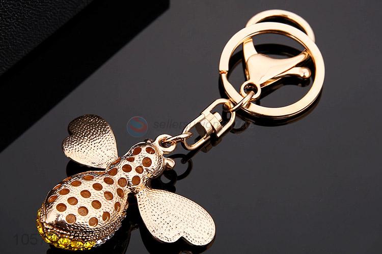 Promotional Wholesale Cartoon Little Bee Car Keychain