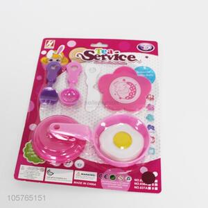 Direct factory kids girls plastic cutlery toy set