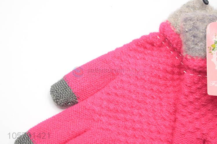 Fashion Winter Warm Gloves Ladies Touchscreen Gloves