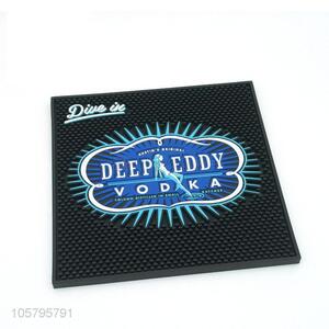 Custom Square Soft PVC Rubber Beer Mat Bar Mat