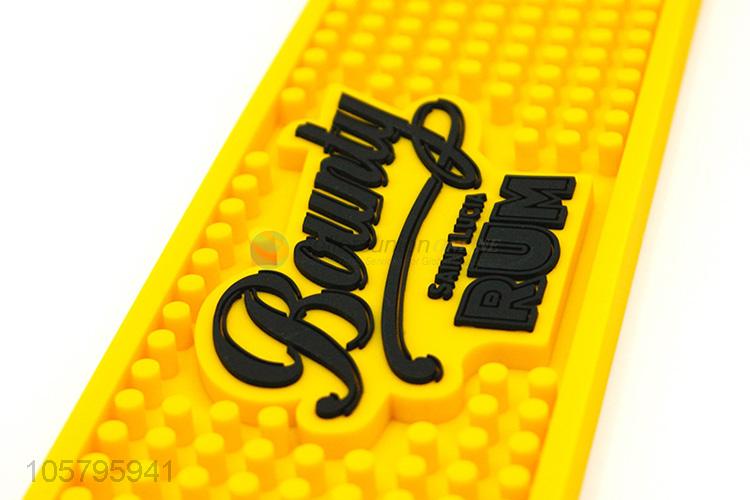 Latest Soft PVC Rubber Beer Mat Decorative Bar Mat