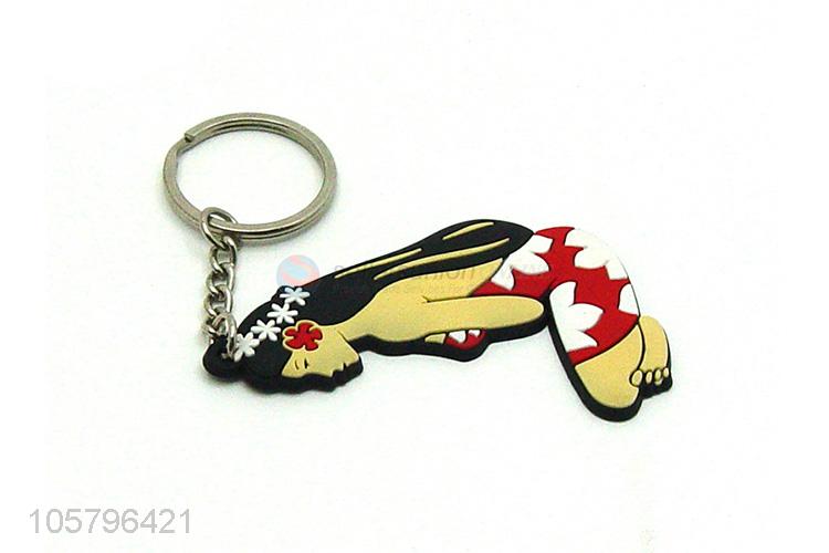 Best Sale Women Shape Soft PVC Key Chain