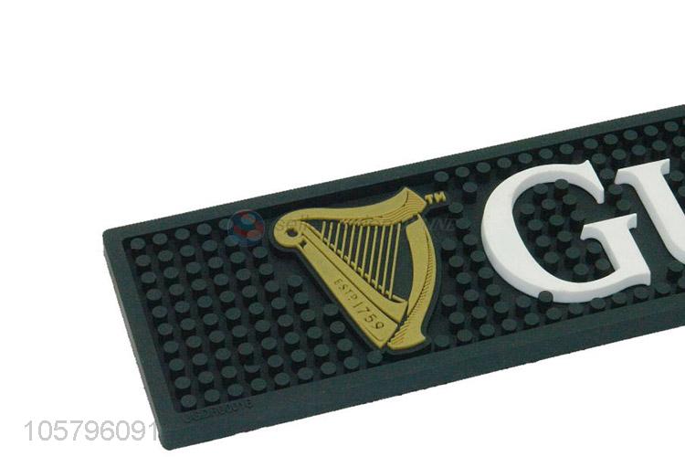 Fashion Soft PVC Rubber Beer Mat Non-Slip Mat For Bar