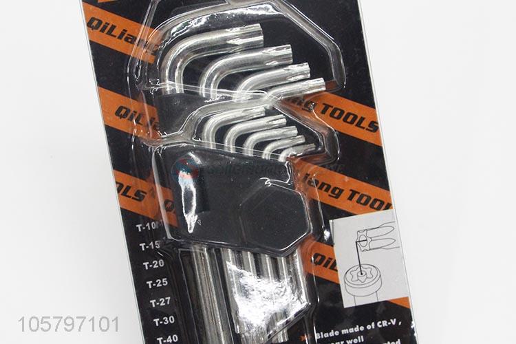 Manufacturer custom 9pcs L shape hex key wrench