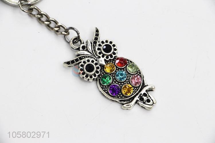 Fancy Design Zinc Alloy Charm Fashion Owl Key Chain