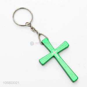 Factory Direct High Quality Cross Aluminum Key Chain