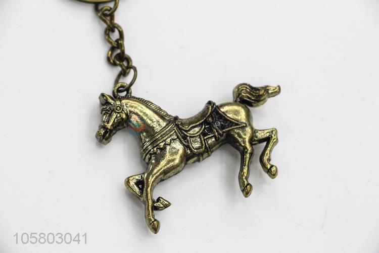 Wholesale Top Quality Zinc Alloy Horse Keyring Pendant