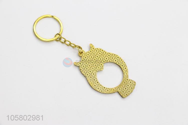 Cute Design Woman Zinc Alloy Owl Key Chain