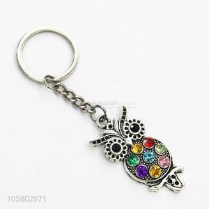 Fancy Design Zinc Alloy Charm Fashion Owl Key Chain