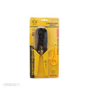 Wholesale triple-purpose telecommunications network crimping plier set