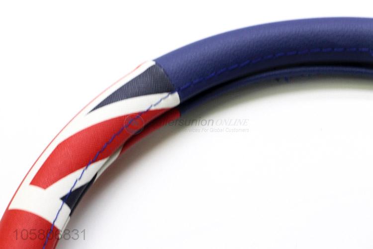 Cheap wholesale universal pu car steering wheel cover