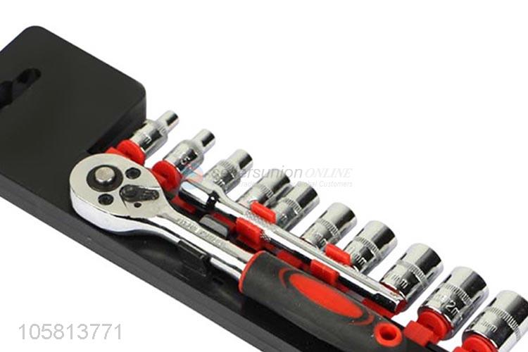 Latest design 12pcs CR-V rachet socket wrench set