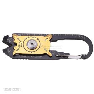 High sales 20 in 1 outdoor camping wrench screwdriver key chain key ring