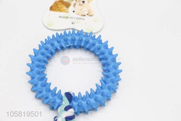 High Quality Round Pet Chew Toy With Cotton Rope