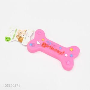 Delicate Design Bone Shape Pet Sound Toys Chew Toy