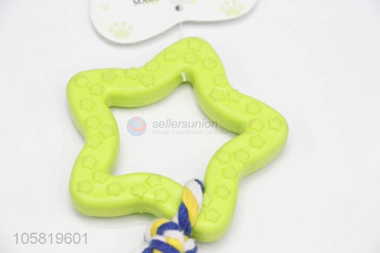 Custom Star Shape Chew Toy Colorful Pet Toy