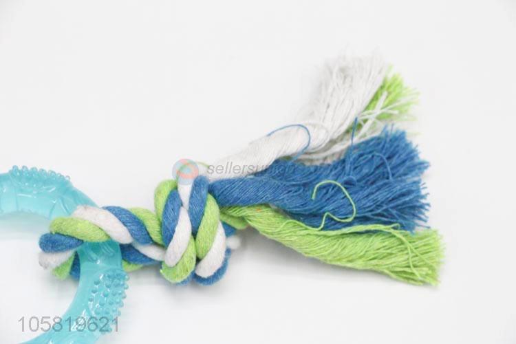 Best Price Colorful Chew Toy With Cotton Rope For Pet