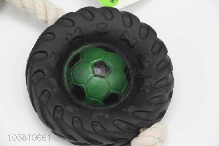 Fashion Tyre Shape Pet Chew Toy Dog Rope Toy