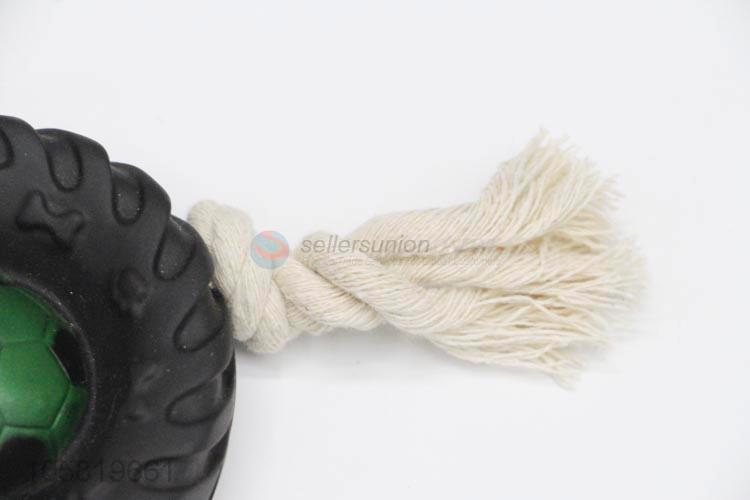 Fashion Tyre Shape Pet Chew Toy Dog Rope Toy