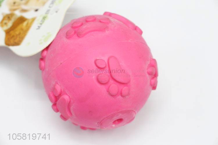 High Quality Rubber Ball Sound Toys For Pet