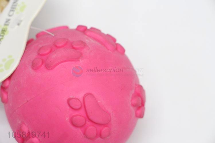 High Quality Rubber Ball Sound Toys For Pet