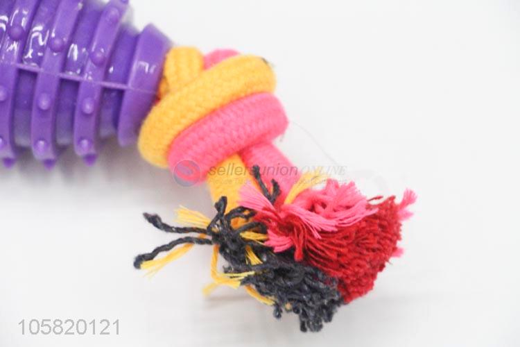 Top Quality Dog Rubber Chew Toy Pet Rope Toy