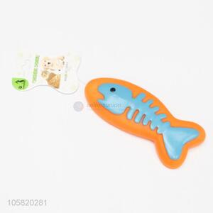 Custom Fish Shape Vinyl Sound Chew Toy Pet Toy