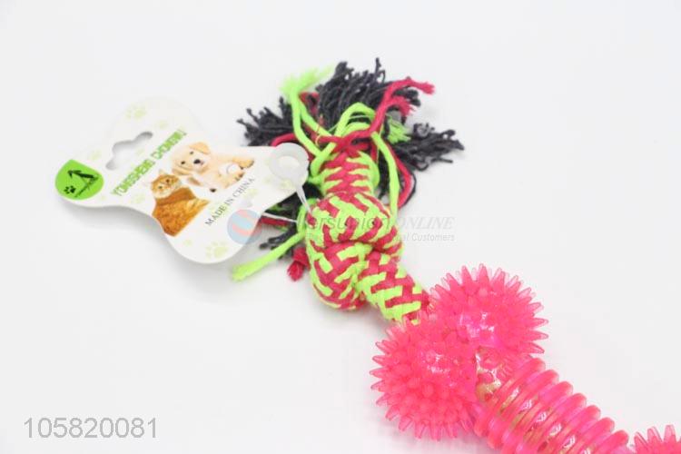 Newest Bone Shape Pet Chew Toy Dog Rope Toy